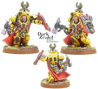 Converted Captain Lysander of the Imperial Fists by droghaden