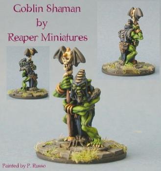 Goblin Shaman by Reaper by Flashman14