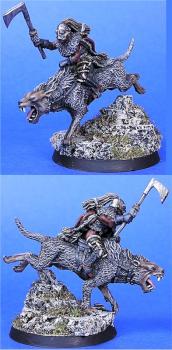 Warg Rider (4) by chambersofminiatures