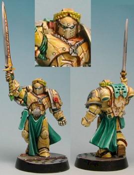 Emperor's champion from Warhammer 40000. by Mix