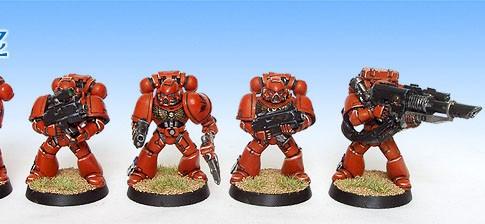 Space Marines Blood Angels by Alexi Z Studio