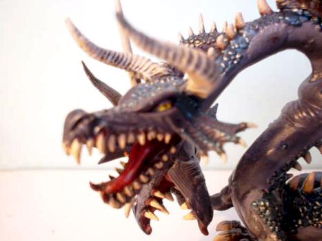 dragon head detail by larty