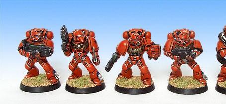 Space Marines Blood Angels by Alexi Z Studio