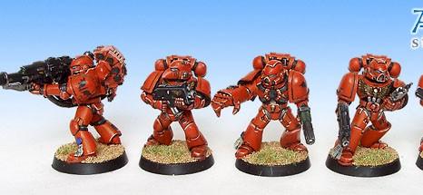 Space Marines Blood Angels by Alexi Z Studio