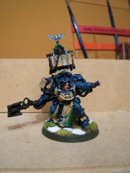 Working Progress-Dark Angels Terminator Librarian by Samajy Studios