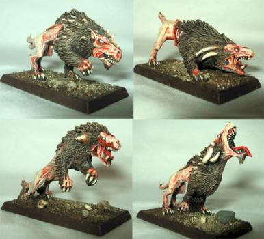 Mordheim Dire Wolves by Gnawer