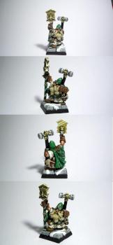 herrero runico con baculo de marmol / runesmith by Buyardboss