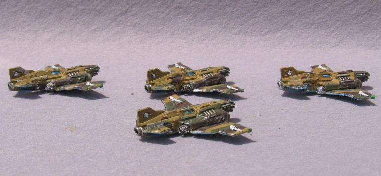 Epic Imperial Navy Thunderbolt fighters by Bulba