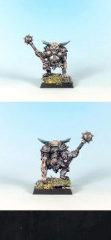 Ol'Smiler, One Legged Chaos Champion of Nurgle by lilloser