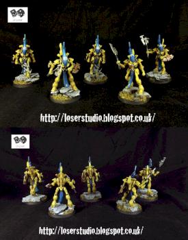 Eldar Iyanden Wraithblades by Lil'Legend Studio by lilloser