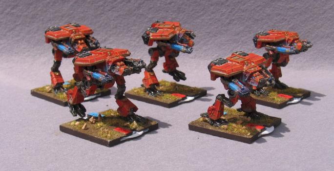 Epic Adeptus Mechanicus Warhound Titans by Bulba