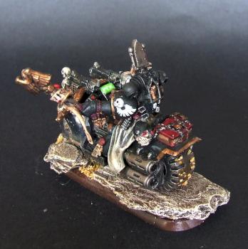 Dark Angels Ravenwing Chaplain by WatrobaR