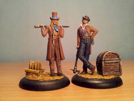 Malifaux Wastrels by Nickienogger