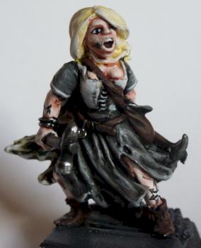 Mordheim - Fallen Witch Hunters - Female Zealot / Chaos Cultist by Kurgan