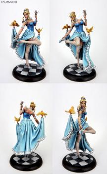 CINDERELLA - Kabuki Models Big Sisters Fairy Tales pin-up by KABUKI MODELS