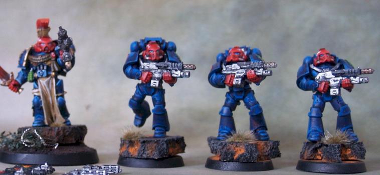 Crimson Fists Sternguard Veterans by PowerhouseMiniatures