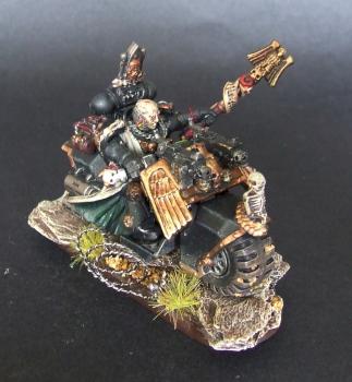 Dark Angels Ravenwing Chaplain by WatrobaR