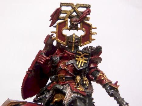 Khorne Lord on Juggernaut by psychomorph