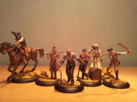 Malifaux Lucas McCabe Crew 1 by Nickienogger