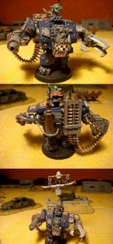 Orc WhaagBoss Grimgork (looted Dreadnought) by Grimshak