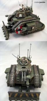 Armored Company - Cadian Command Tank by misterjustin