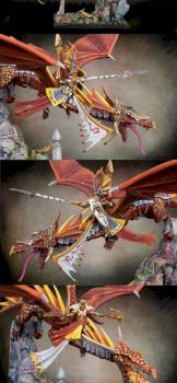 HE dragon with interchangeable 3 RIDERS and 2 HEADS by dead