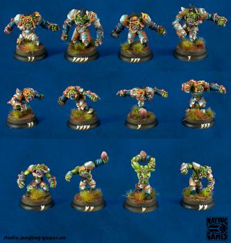 Blood Bowl Orc Team by MaybugM