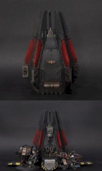 Space Marine Drop Pod by penguin