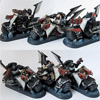 Dark Angels Ravenwing Squad by Wuestenfuchs