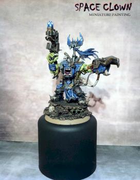 Ork Warboss - Death Skulls Klan by Space Clown Miniatures