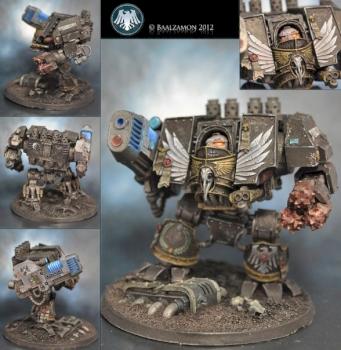 Raven Guard venerable dreadnought by Baalzamon