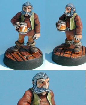 Dwarf tavern patron from hasslefree by Mix