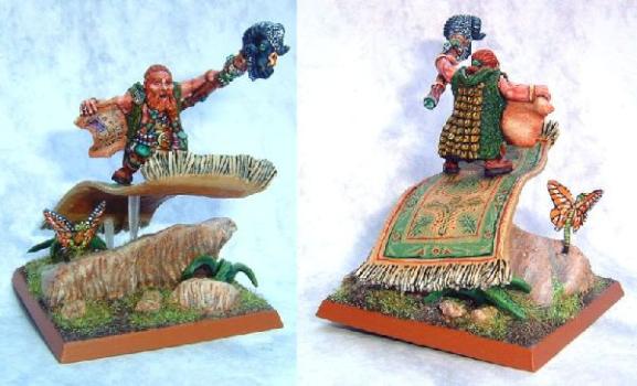 Dwarven Wizard on  Flying Carpet by Gutboy Barrelhouse