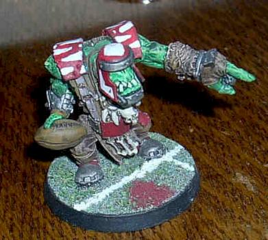 Bloodbowl Orc Starplayer by Tuubje