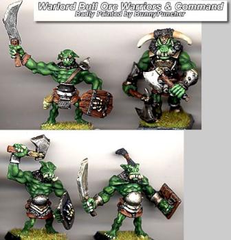 Warlord Bull Orc Warriors & Narg Bloodtusk by BunnyPuncher