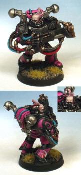 Emperor's Children Noise Marine w/ Sonic Blaster (3) by Chaplain Desmodus