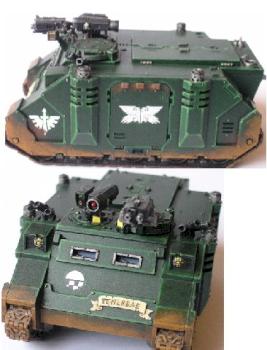 Dark Angels Rhino by Valorus