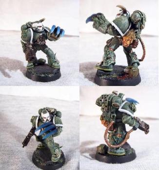 Nurgle Marine Aspiring Champion by kebabi