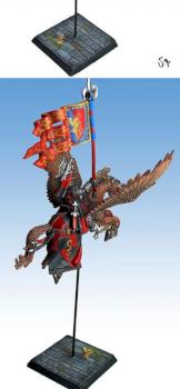 Bretonnian Pegasus Knight Standard Bearer by Margo