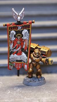 Blood Angels Chapter Banner by EmperorsChampion