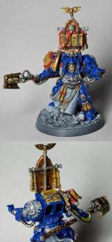 Space Marine Librarian with terminator armor by alex1974