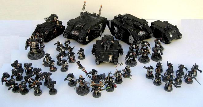 Black Templar Army by Demonic_Workshop