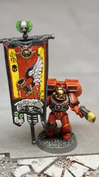 Blood Angels 2nd Company Banner by EmperorsChampion