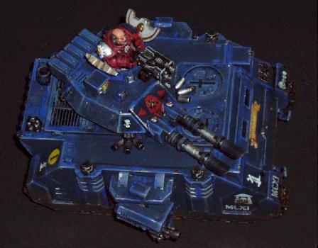 Space Marine Predator Top View by EB11