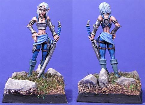 Elf Warrior by chambersofminiatures