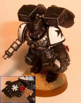 Black Templar Assault Marine by ZeroG