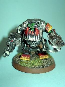 ork nob in mega armour by STEELDOG51