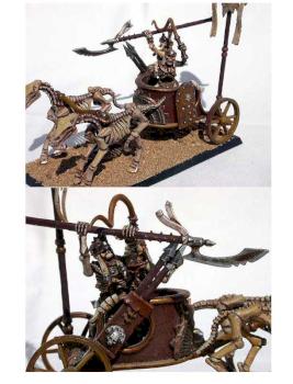 Tomb King Chariot by darkrealm miniatures