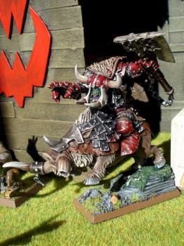 Black Orc Lord on boar by Gwendal