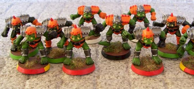 Blood Bowl Orcs by Originaldibbler(De)